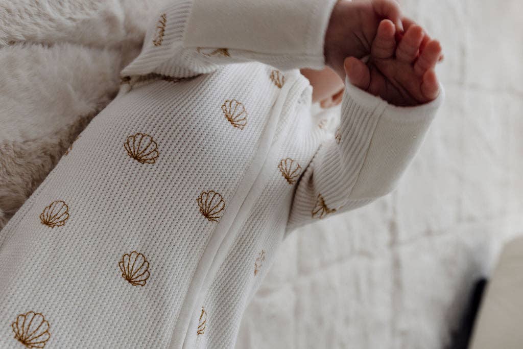 Shell Waffle Zip Suit