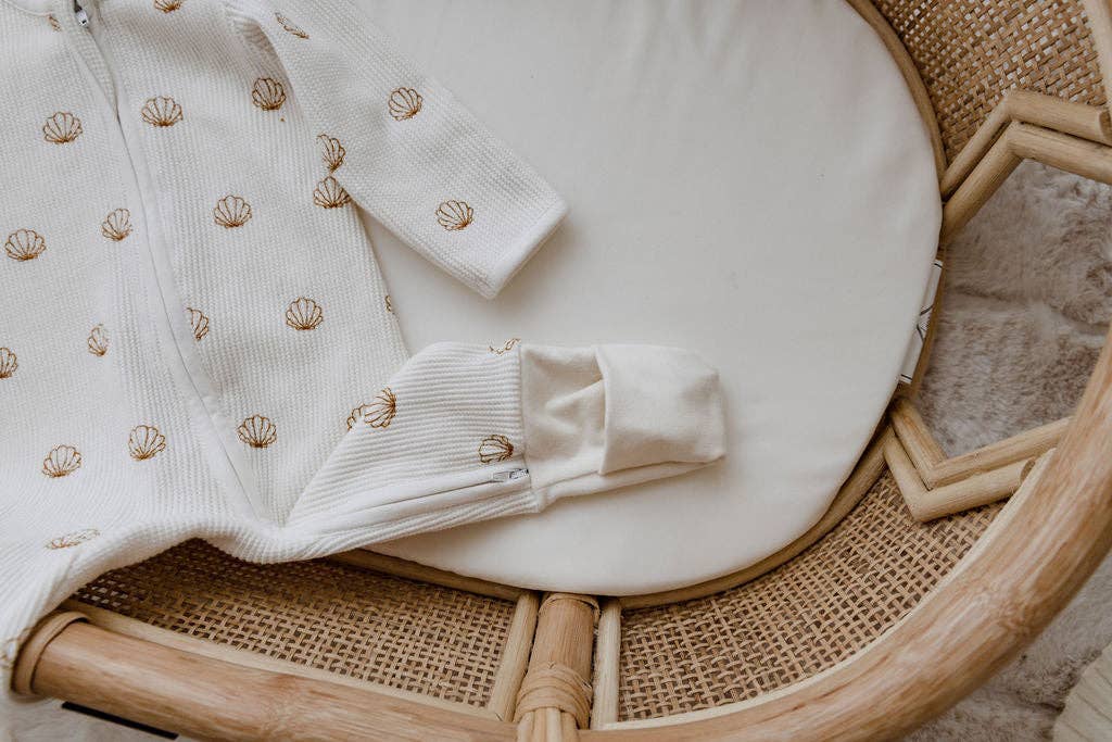 Shell Waffle Zip Suit