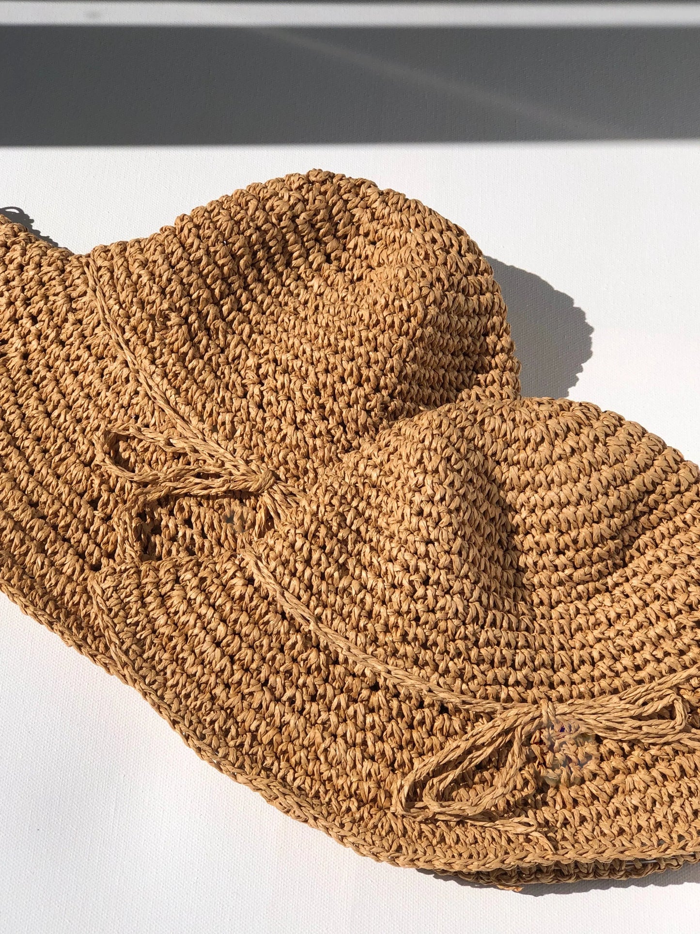 straw hat - natural larg