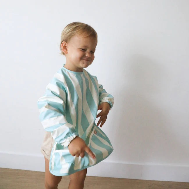 Smock Bib Sea Mist