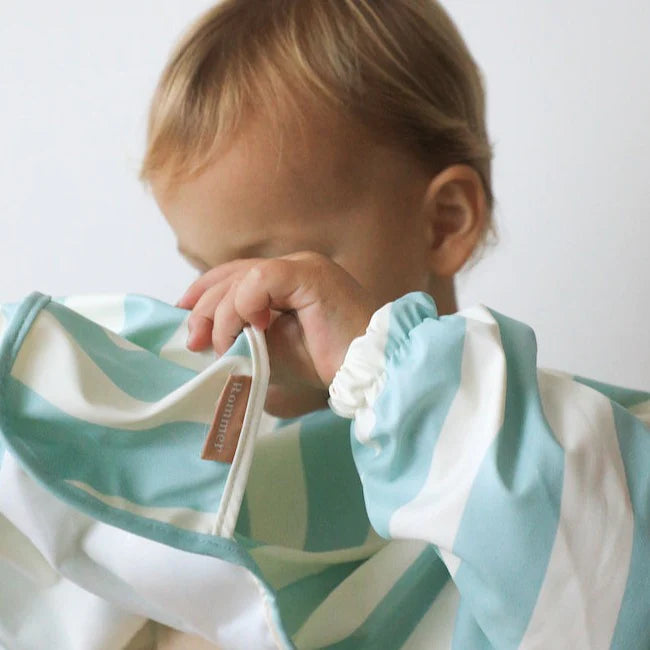 Smock Bib Sea Mist
