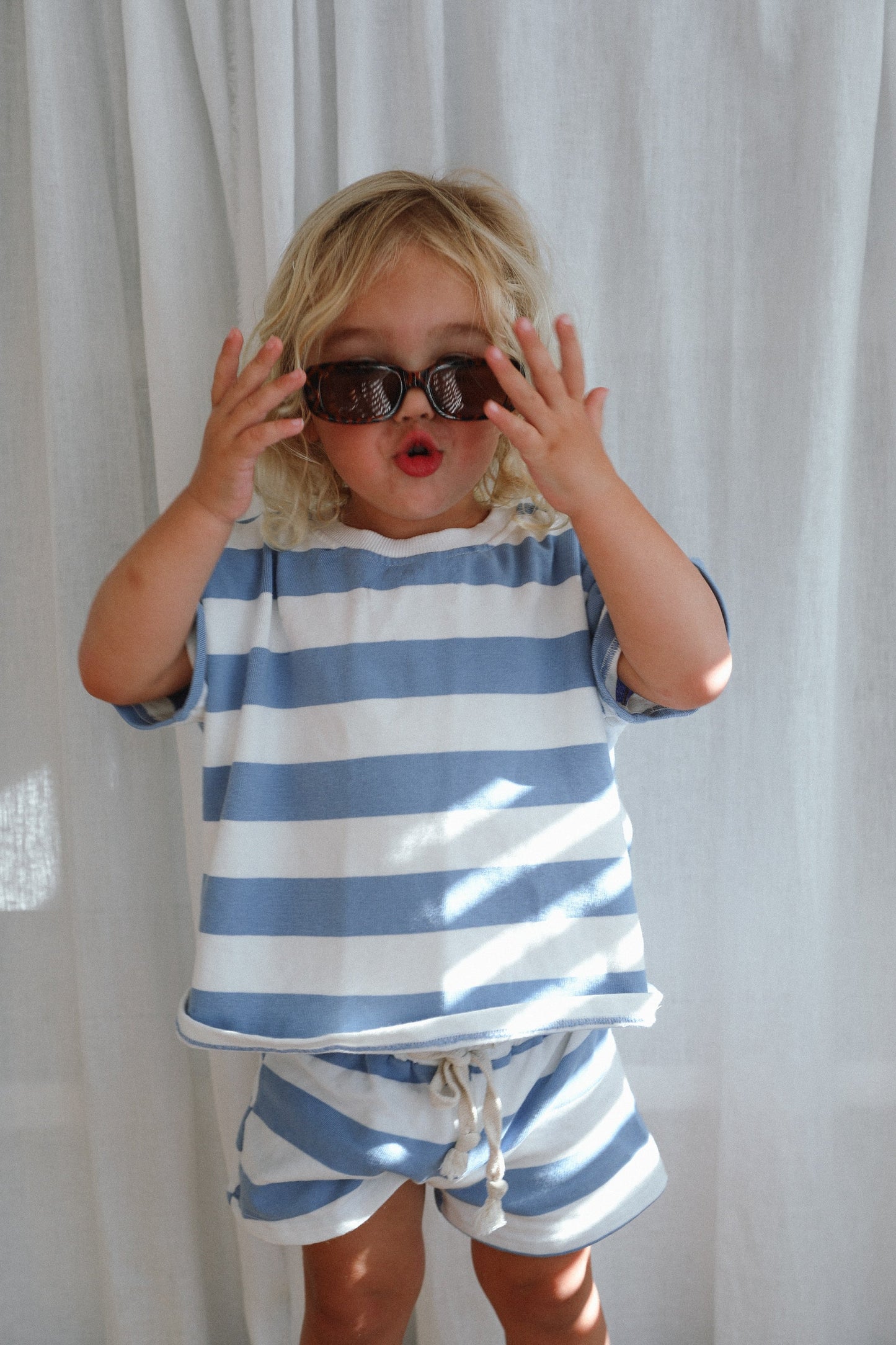 Mirtillo Stripe Set - Blueberry