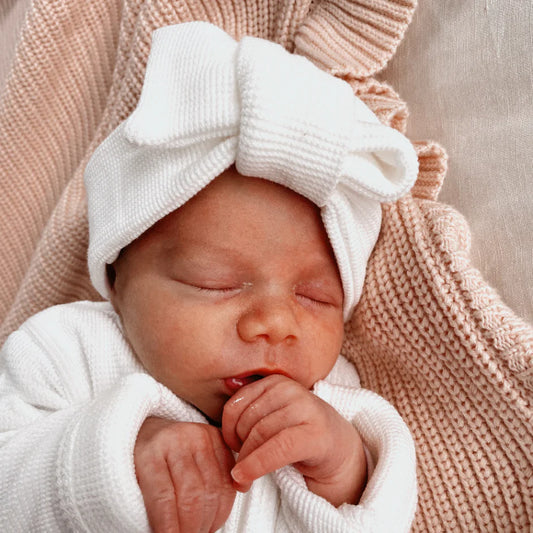 My First Topknot - Powder White
