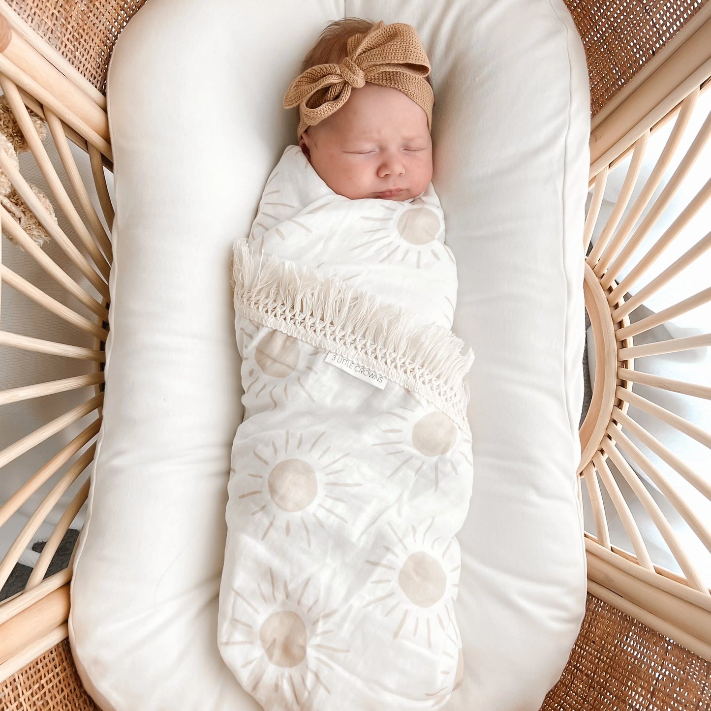 Textured Knit Topknot - Coco