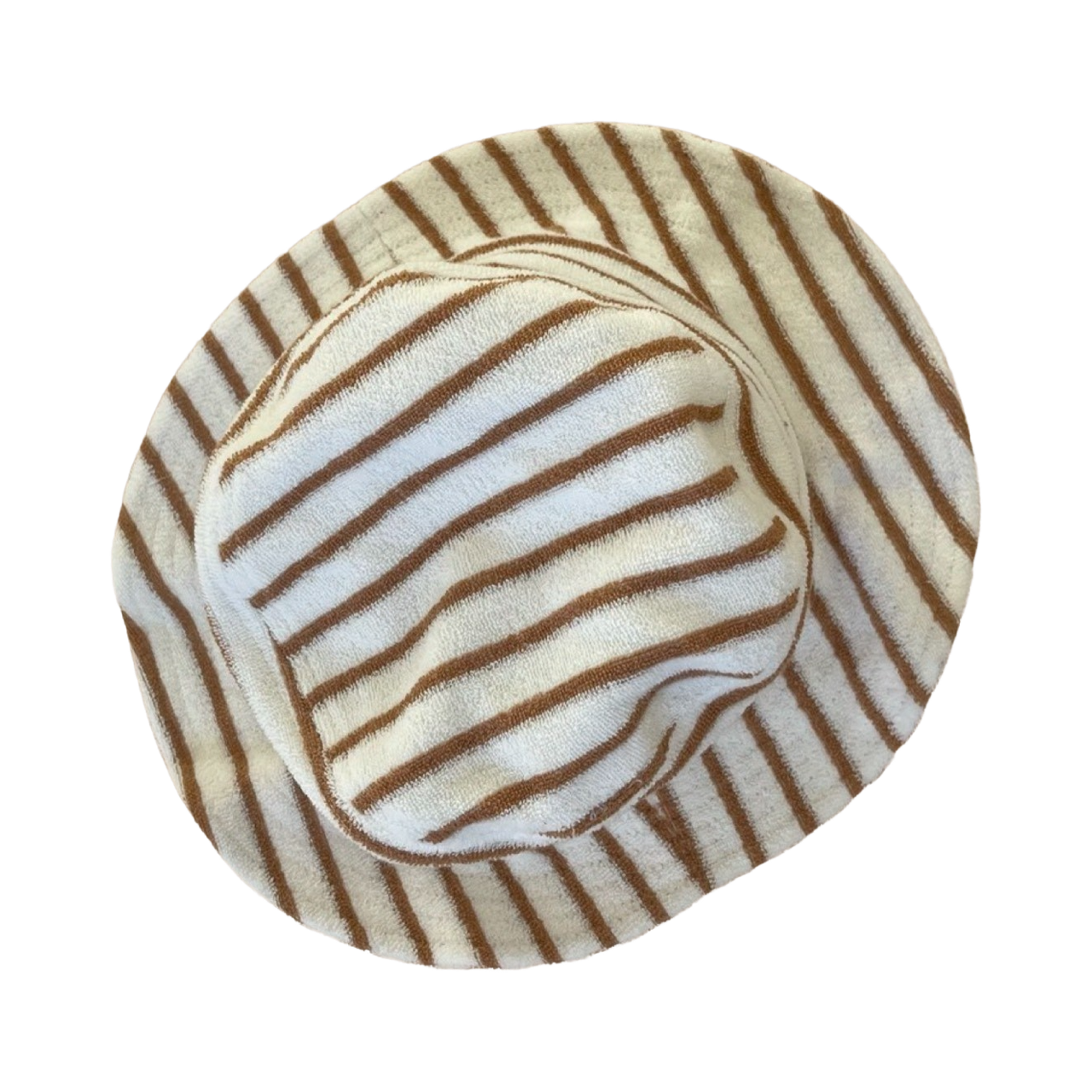 BUCKET HAT - CARAMEL STRIPES