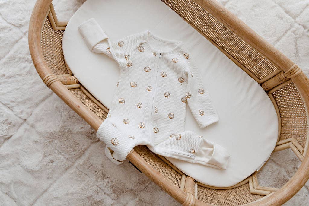 Shell Waffle Zip Suit