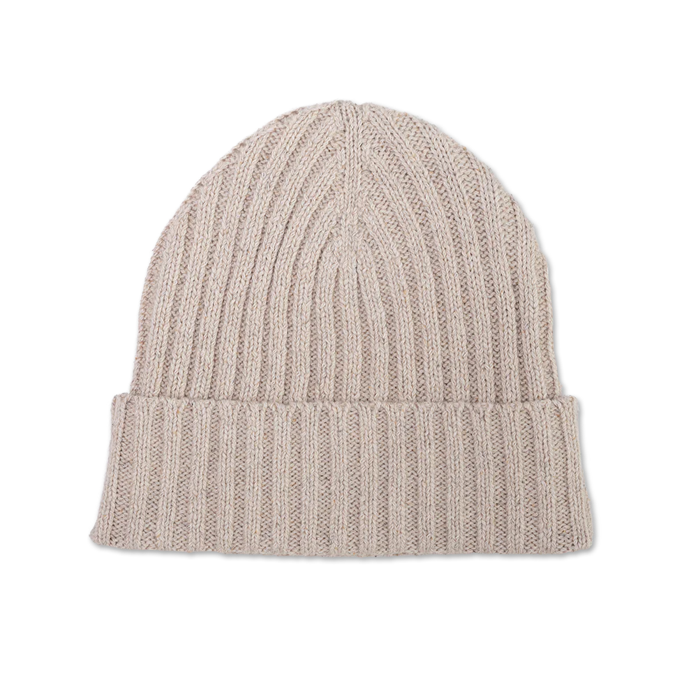 SPECKLED HEMP PIXIE BEANIE - PEBBLE