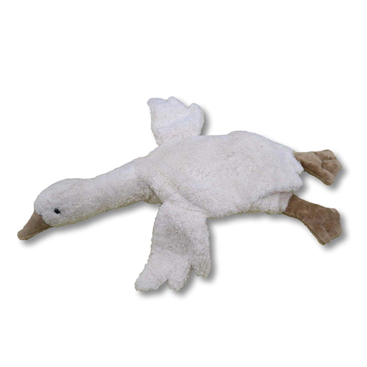 Organic Cotton Cuddly Goose White - Small - Monkeynmoo