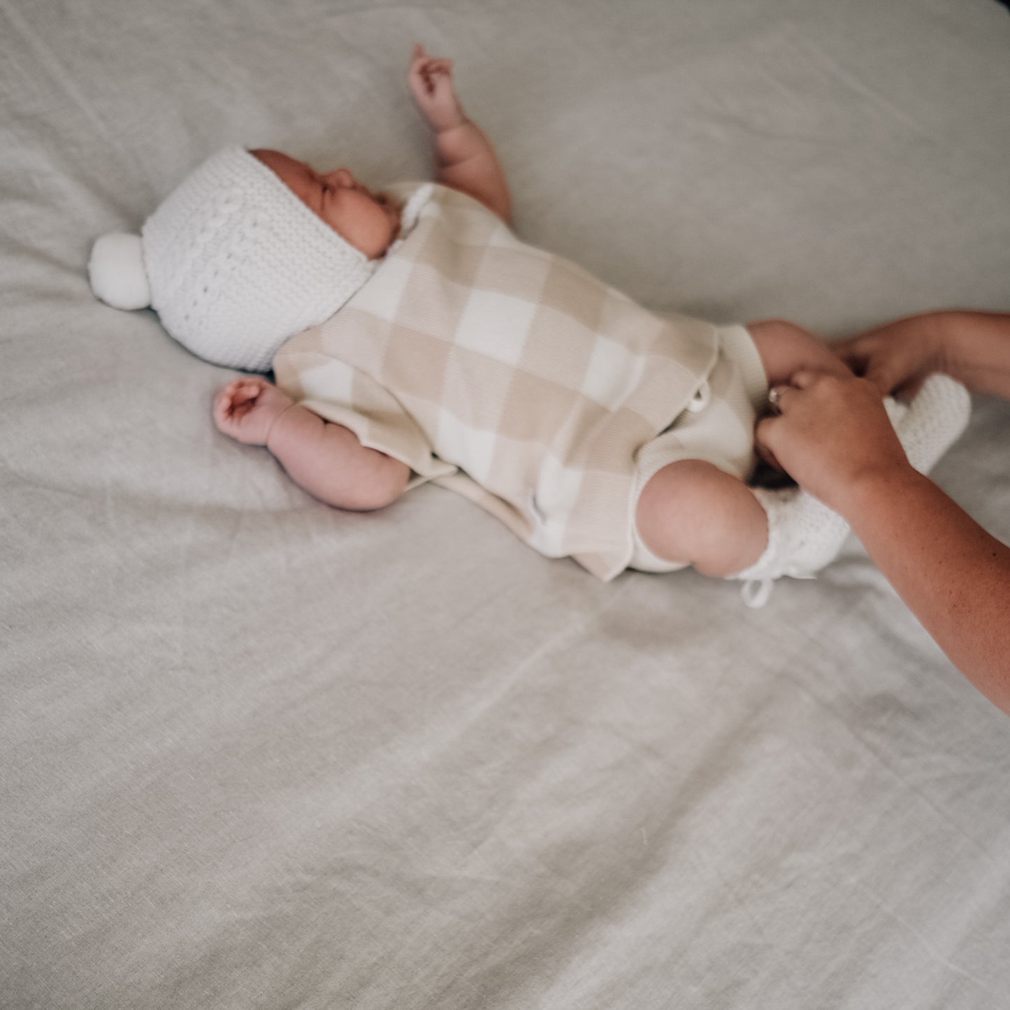 KNITTED BLOOMERS | GINGHAM