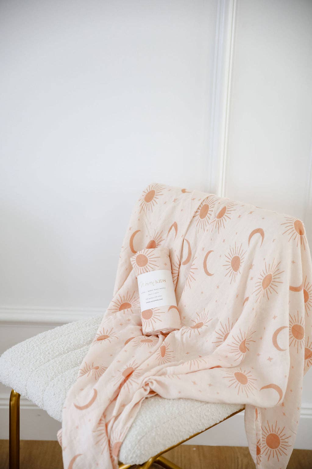 Cotton & Bamboo Swaddle - Soleil