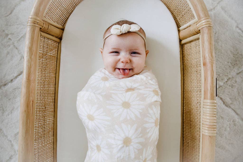 Cotton & Bamboo Swaddle - Fleur