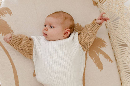 Palm Tree Blanket - Tan