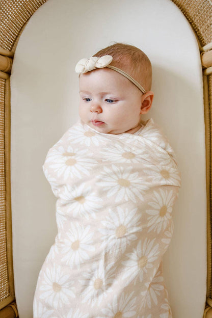 Cotton & Bamboo Swaddle - Fleur