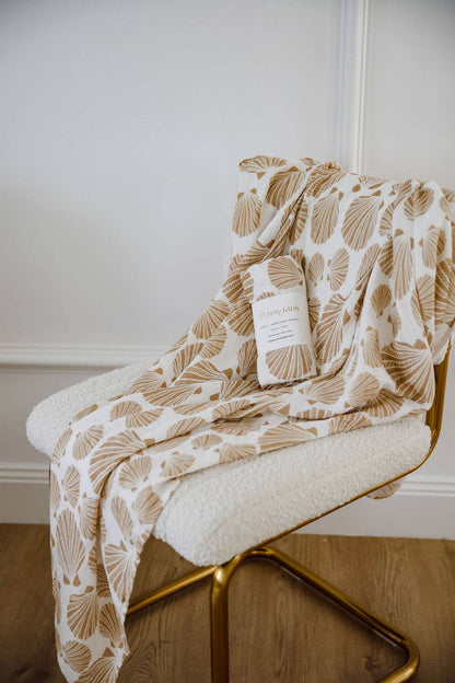 Cotton & Bamboo Swaddle - Coast