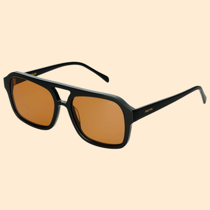 Havana Acetate Aviator Sunglasses