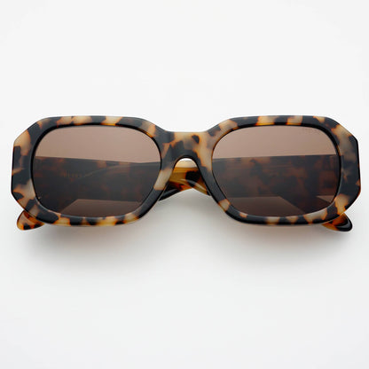 Onyx Acetate Womens Rectangular Sunglasses