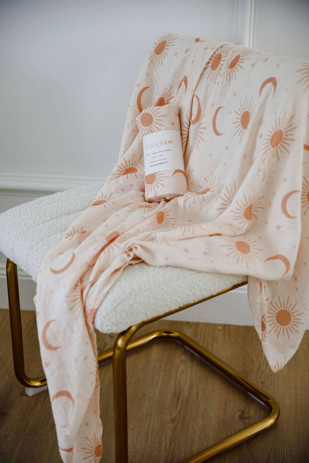 Cotton & Bamboo Swaddle - Soleil