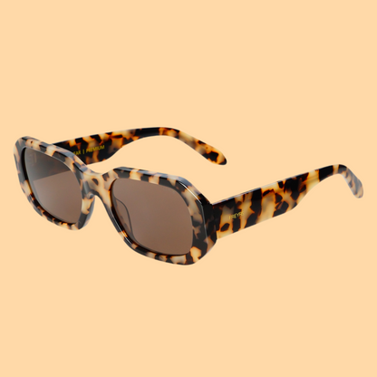 Onyx Acetate Womens Rectangular Sunglasses