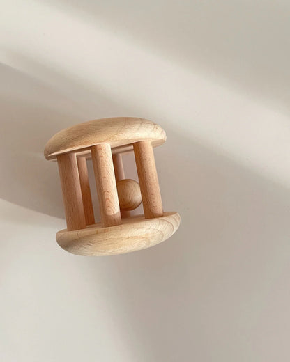 baby wooden rattle toy