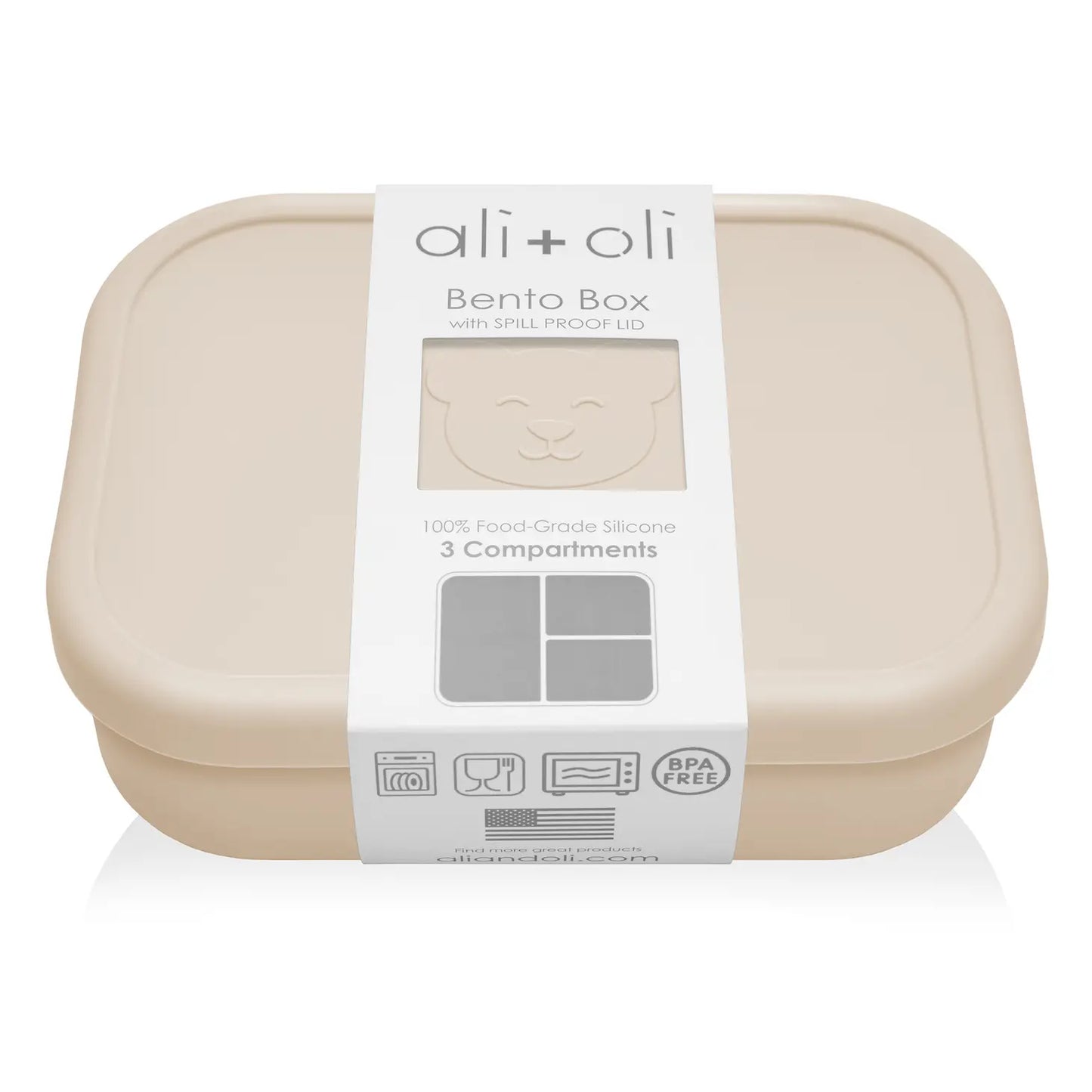 Ali+Oli Leakproof Silicone Bento Box