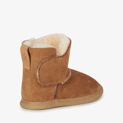 PLATINUM BABY BOOTIE - CHESTNUT