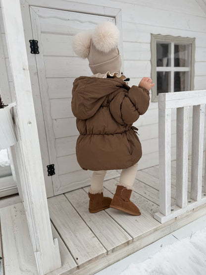PLATINUM BABY BOOTIE - CHESTNUT