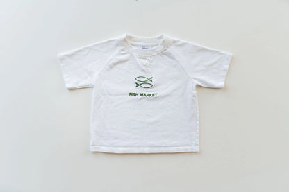 Fish Market Graphic Boxy Tee