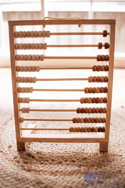 Natural folding abacus