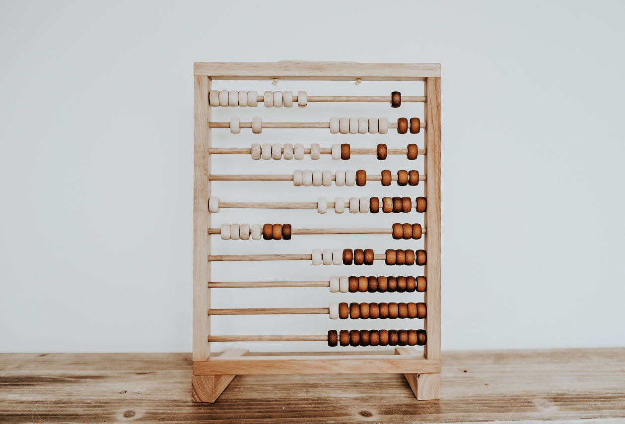 Natural folding abacus