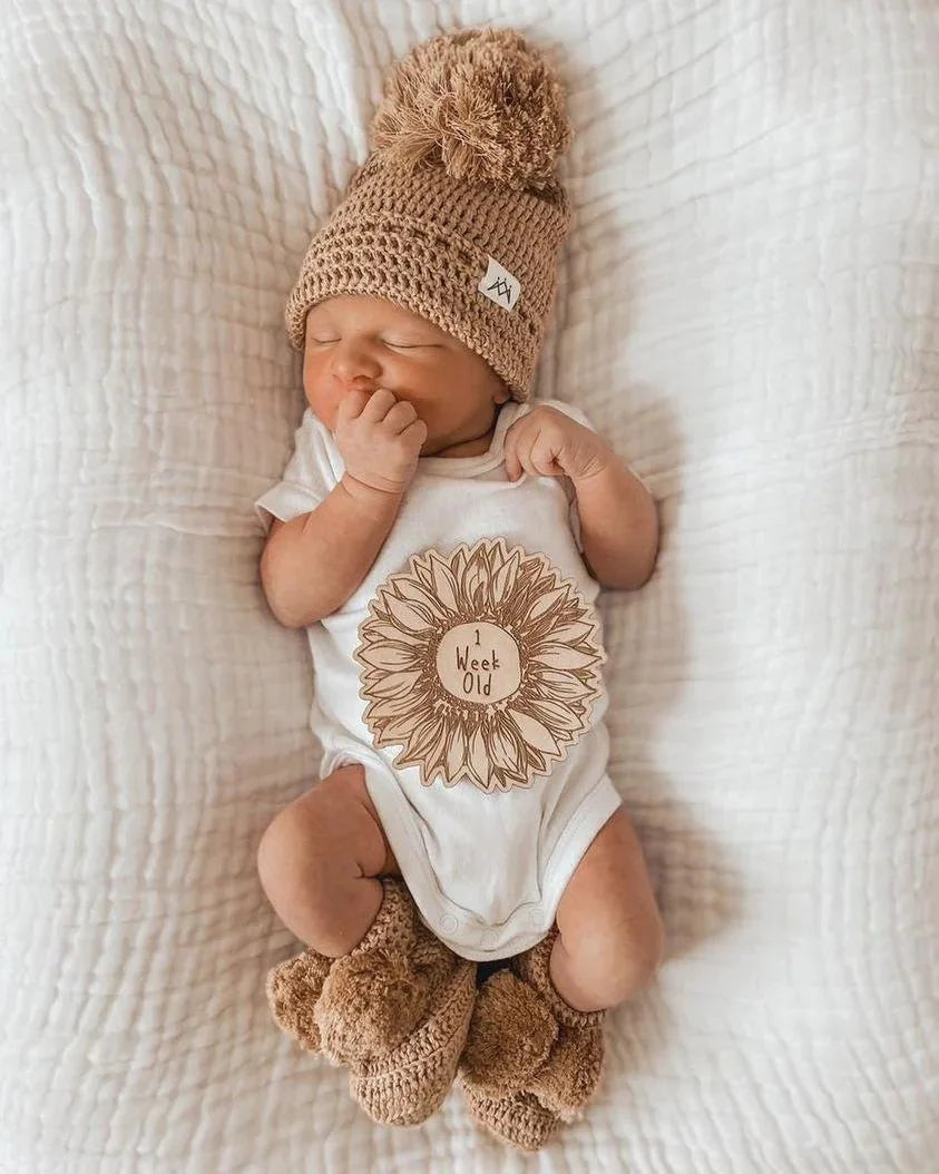 My First Beanie & Booties Set - Coco