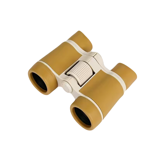 Outdoor adventure mini binoculars - -mustard