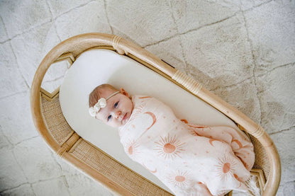 Cotton & Bamboo Swaddle - Soleil