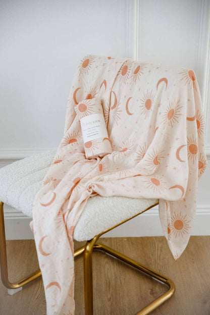 Cotton & Bamboo Swaddle - Soleil