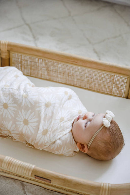 Cotton & Bamboo Swaddle - Fleur