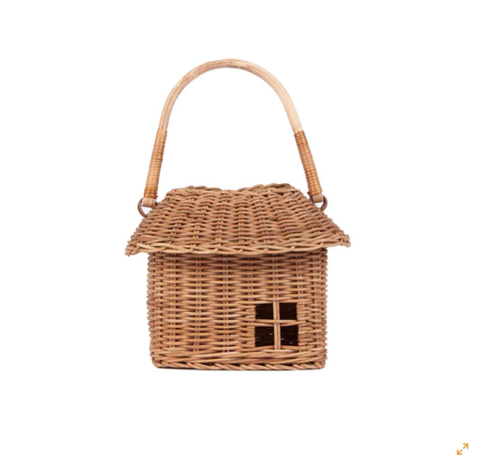 Rattan Hutch small basket