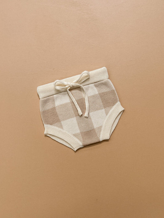 KNITTED BLOOMERS | GINGHAM