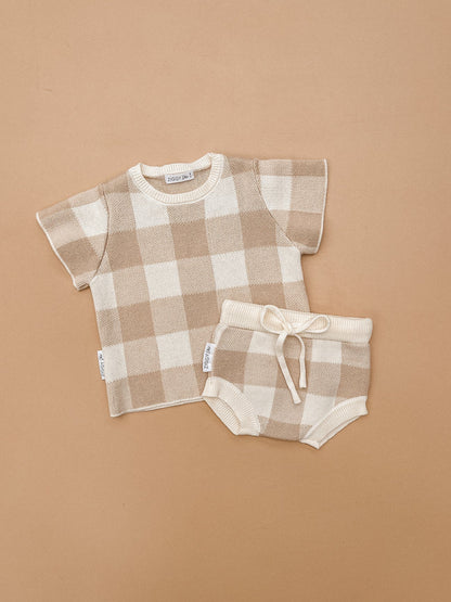 KNITTED BLOOMERS | GINGHAM