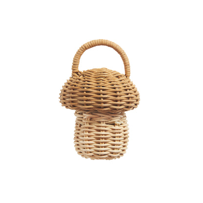 RATTAN MUSHROOM RATTLE