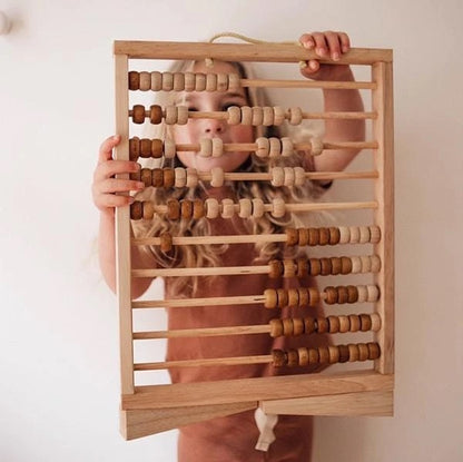 Natural folding abacus